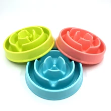 Pet Dog Feeding Food Bowls Puppy Slow Down Eating Feeder Dish Bowl Prevent Obesity Pet Dogs Supplies Anti-Gulping  Eating Dish