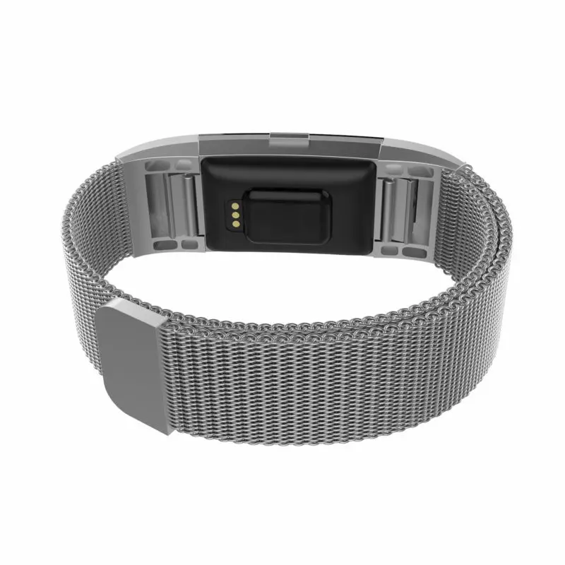 Tecson Magnetic Bands Compatible Fitbit Charge 2 Stainless Steel Metal Milanese Replacement Bracelet Strap with Magnet Lock for Fitbit Charge 2