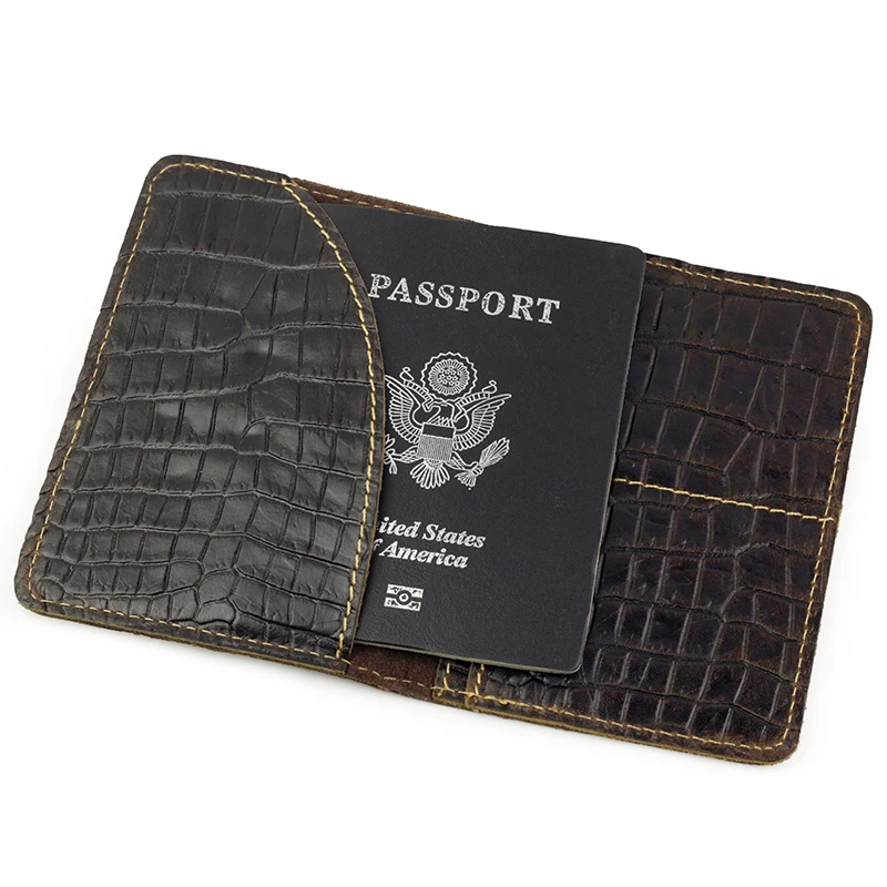 COMFORSKIN брендовые дизайнерские обложки для паспорта с узором «крокодиловая кожа» дорожный бумажник для паспорта ID кредитный держатель для карт Обложка