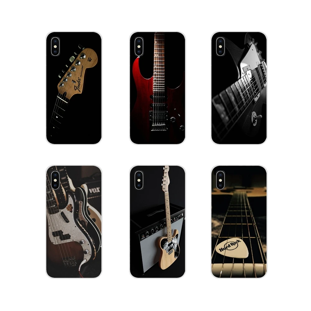 

Bass Guitar Strings Music Guitares For Huawei P Smart Mate Honor 7A 7C 8C 8X 9 P10 P20 Lite Pro Plus Accessories Phone Cover Bag