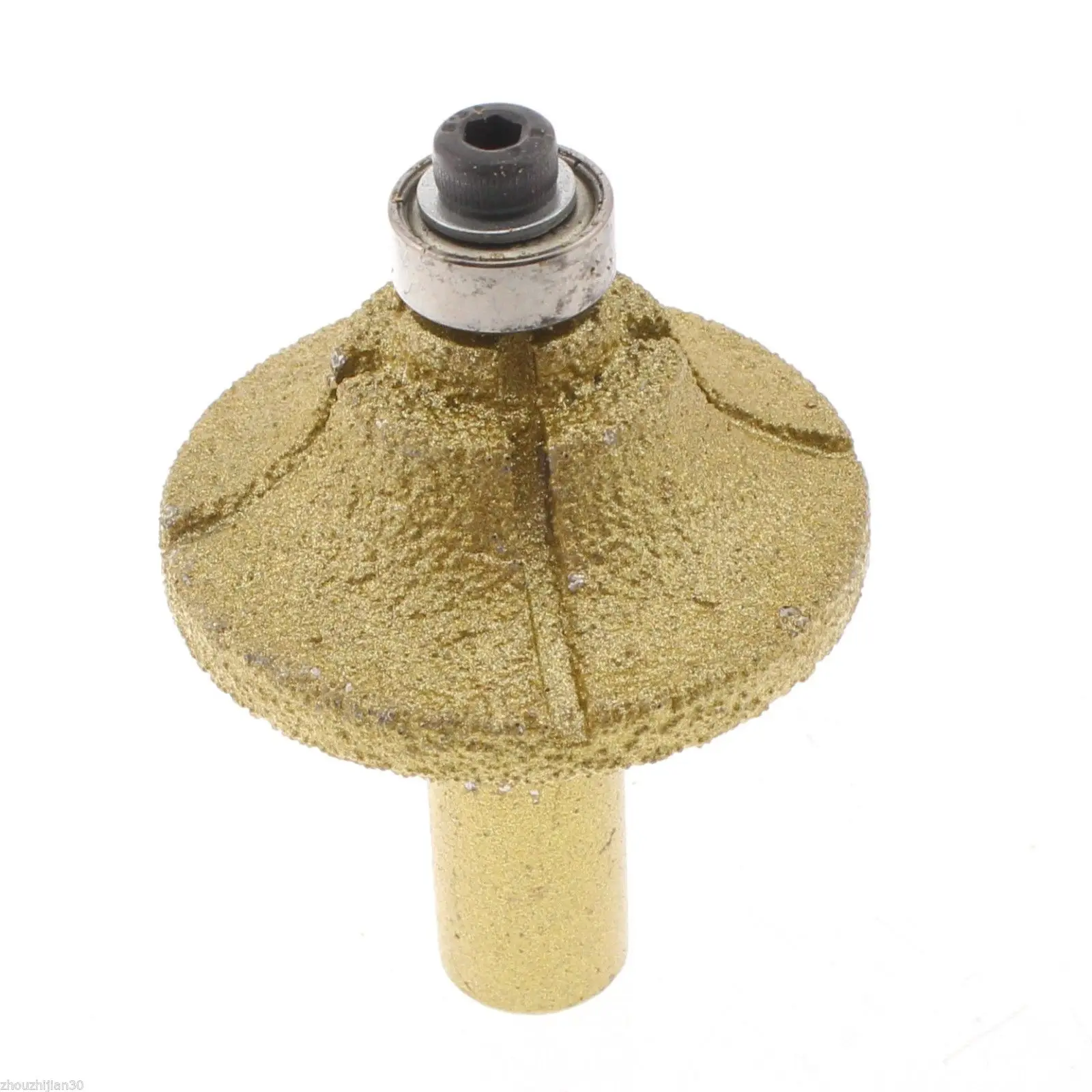 42mm Dia Diamond Brazed Profile Wheel Router Bit Bullnose For Electric ...