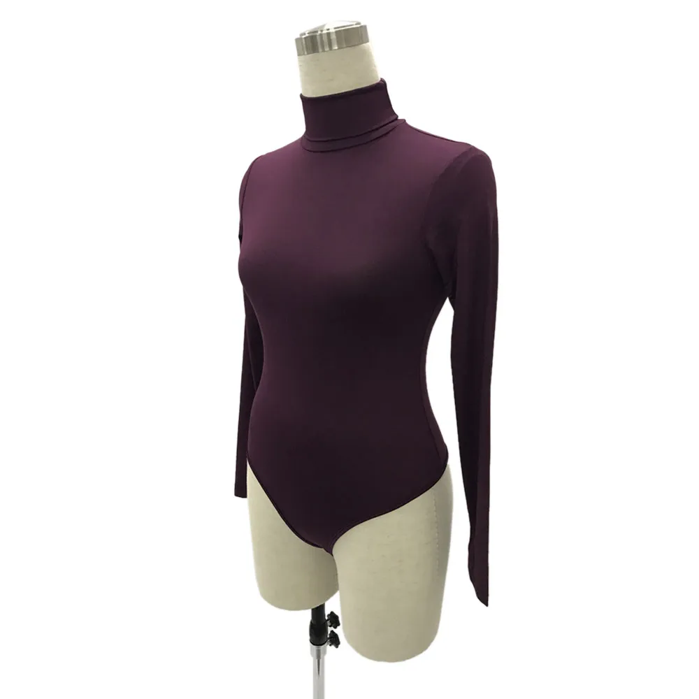 Turtle Neck Bodycon Bodysuit for Women 32 19274-3