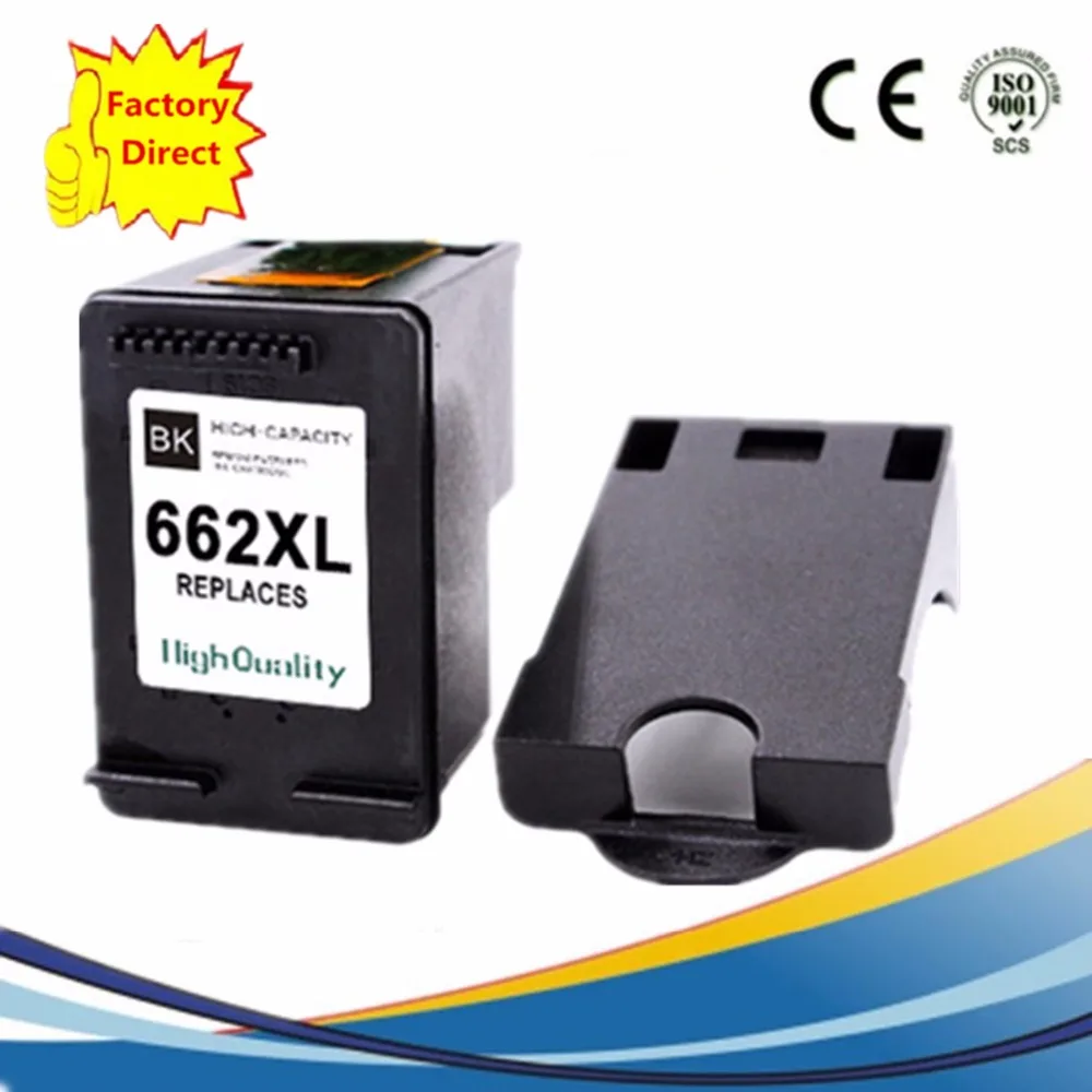 Картриджи с чернилами восстановленные для HP662 XL HP662XL Deskjet Advantage 1015 1515 2515 2545 2645 3515 3545