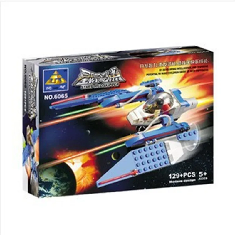 KAZI 6065 129 шт. ABS космический линкор сборка модель строительный конструктор для