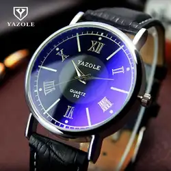 2018 Часы Для мужчин Элитный бренд кожа кварцевые платье Бизнес наручные часы мужские наручные часы мужской Relogio группа Повседневное часы