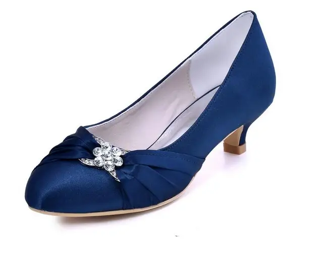 navy comfort heels