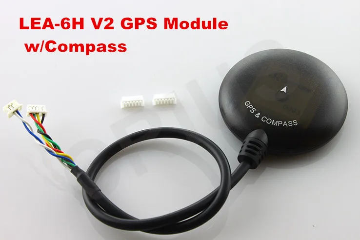 CRIUS LEA-GPS & MAG Ublox LEA-6H V2 GPS Module w/Compass for APM Pixhawk Flight Control free shipping 100% new original 5pcs 1lot lea 6t lea 6t 1 001 ublox genuine gps qzss glonass galileo wireless module