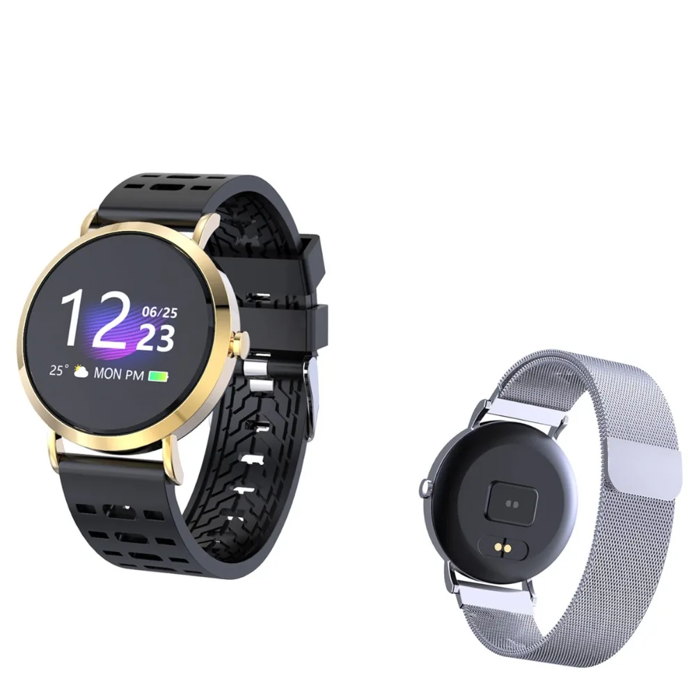 

CV08C Heart Rate and Blood Pressure Monitoring Waterproof Smart Watch, Suitable for Men and Women IOS and Android Smart Watch