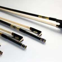 1 шт. Yinfente Скрипка Лук 4/4 полный размер углеродное волокно решетка Ebony Лягушка резьба цветок скрипка аксессуар