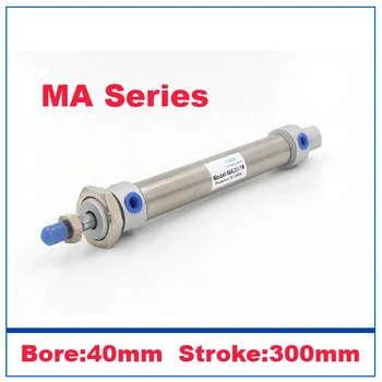 

GOGO ATC High quality double acting pneumatic small cylinders stainless steel 40mm bore 300mm stroke MA40-300 mini air cylinder