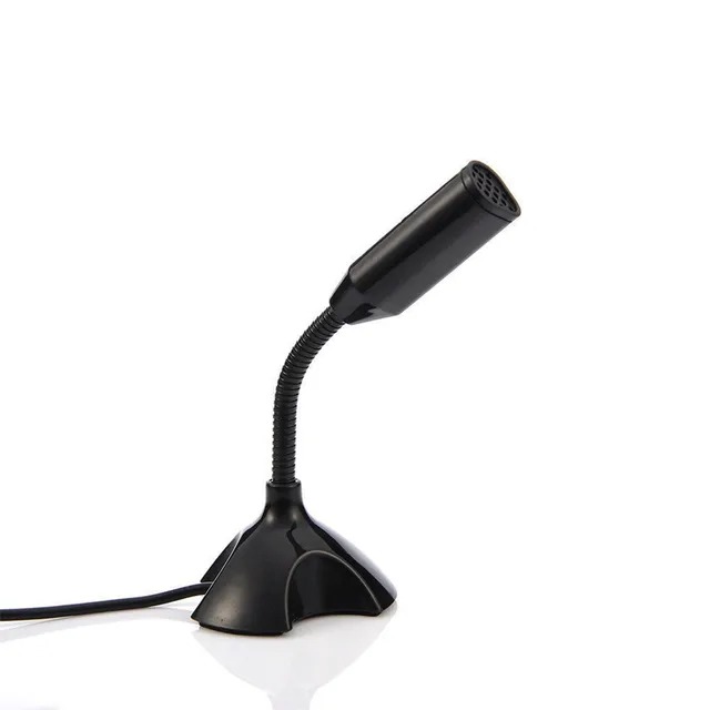 Practical Portable Mini USB Desktop Microphone with Stand Holder Fit For Computer Notebook Tablet Conference
