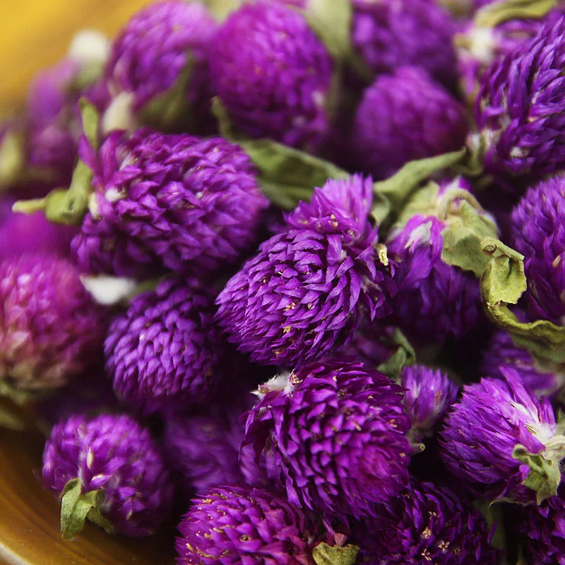 Фиолетовый Gomphrena globosa бутоны естественным образом высушенный цветок, прессованные цветы DIY День рождения/Рождество/офис украшения аксессуары 20 шт