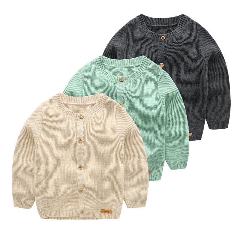 Детские вязаные свитеры бренд для маленьких мальчиков одежда из 100% хлопка с длинными рукавами детская верхняя одежда Костюмы KIDS 17