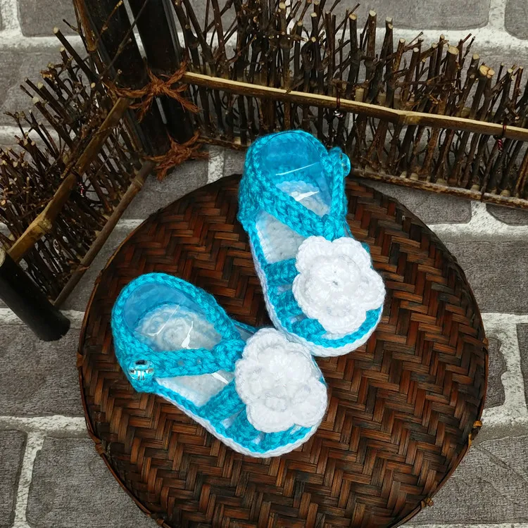 

Manufacturer Wholesale Hand Woven Summer 0-1 Year Old Baby Soft Bottom Comfortable, Breathable Step Shoes, Baby Toddler Shoes