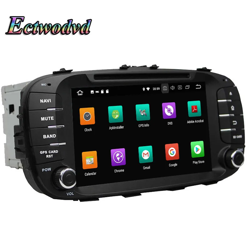Ectwodvd Восьмиядерный 4G Android 8 0/четырехъядерный 1 Автомобильный мультимедийный dvd