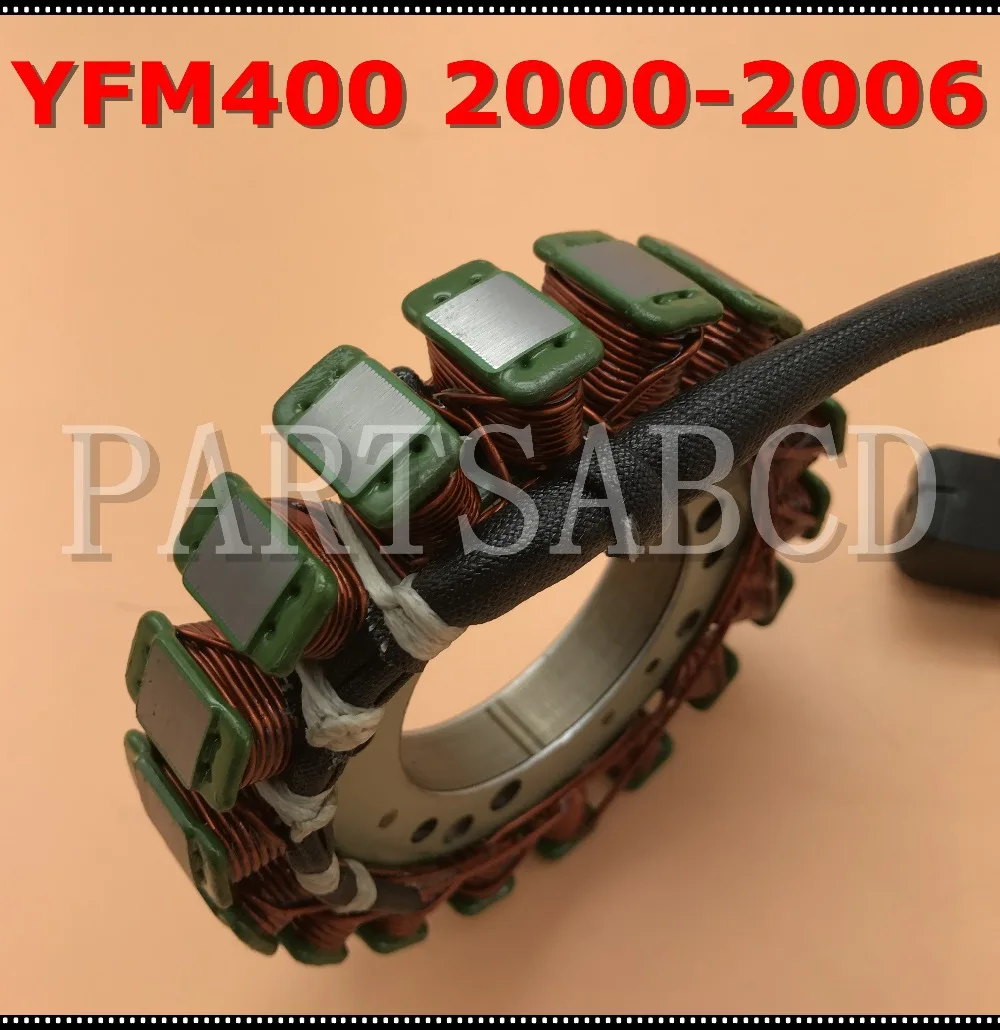 Магнитный статор PARTSABCD для Yamaha ATV генератор KODIAK 400 YFM400 2000 2006|magneto stator|for atvatv stators |