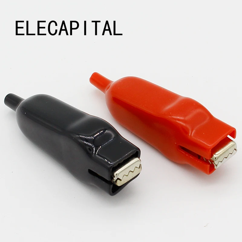 iplusmile 10pezzi Alligator Clip Jumper Wire Test Elettrici Con