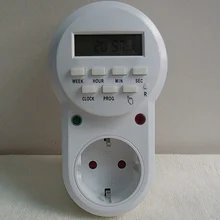 Hohe qualität 220 v-230 V 16A Eu-stecker timer konverter Europäischen standard timer steckdose programmierbare zeitrelais temporizador