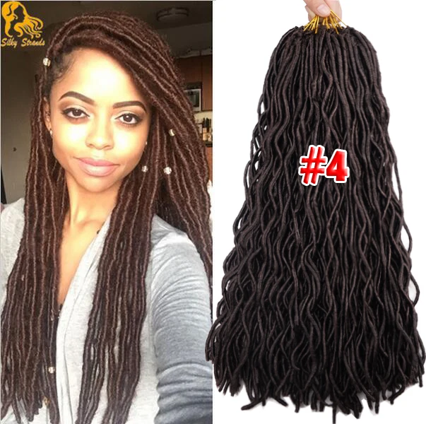 24inch Freetress Wavy Bobbi Boss Faux Locks Crochet Braids Hair 24inch Freetress Wavy Bobbi Boss Faux Locks Crochet Braids Hair Extensions 100g Synthetic Dreadlocks Bulk Havana Mambo Locs