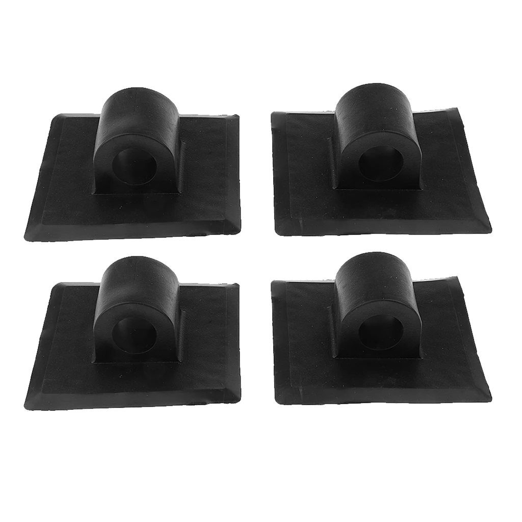 4pcs Inflatable Boat Sailing Engine Parts Outboard Motor Mount Brackets Holder Rubber Dinghy Kayak Canoe Accessory