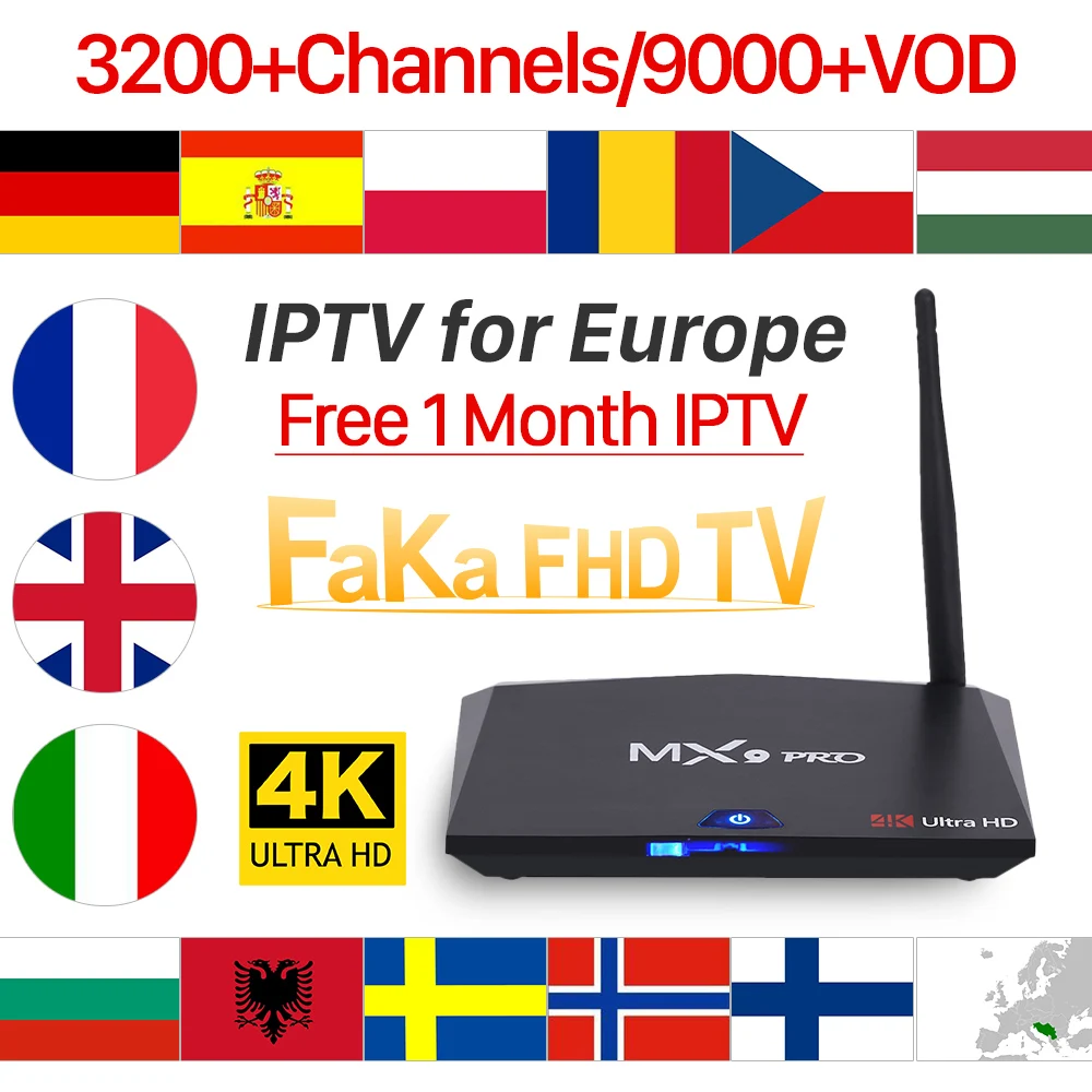 

IPTV Italia Full HD IPTV France Free 1 Month IPTV MX9 Pro Android 8.1 TV Box Arabic UK Canada IP TV Portugal IP TV Europe IP TV