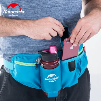 

Naturehike Waist Bag Outdoor Sports Water Bottle Bag Nylon Travel Running Cycling Waist Belt Men Women phone Key Money Holder