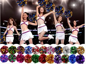 

Free Shipping Rose All Star first single paragraph cheerleading pom pon Cheerleading cheer supplies#1832