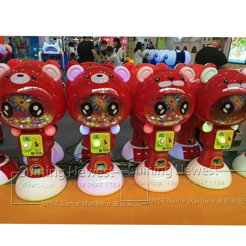 

European Like NYST Amusement Park Equipment Coin Operated Mini Arcade Game Machine Capsule Toys Vending Machine