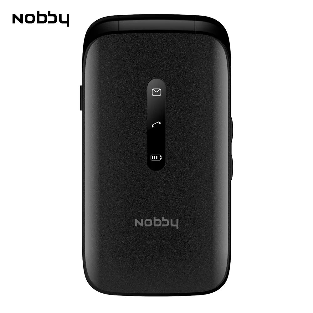 Мобильный телефон Nobby 240С, 2 симкарты, ThreadX, камера, фотокамера, цветной дисплей - Цвет: Черный