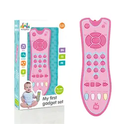 Игрушка для раннего развития детская имитация ТВ пульт дистанционного управления мобильный телефон дети Музыка обучения