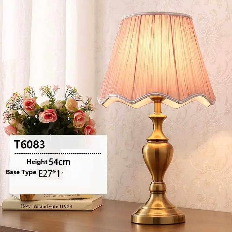 Лампа для гостиной, домашний декор, Decoracao Casa Abajur Quarto Luminaria Lampara De Mesa Para El Dormitorio, настольный прикроватный светильник - Цвет абажура: Number  2