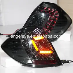 Для Honda для Fit Jazz 2009-2012 год LED заднего света черный Корпус дым черный JY