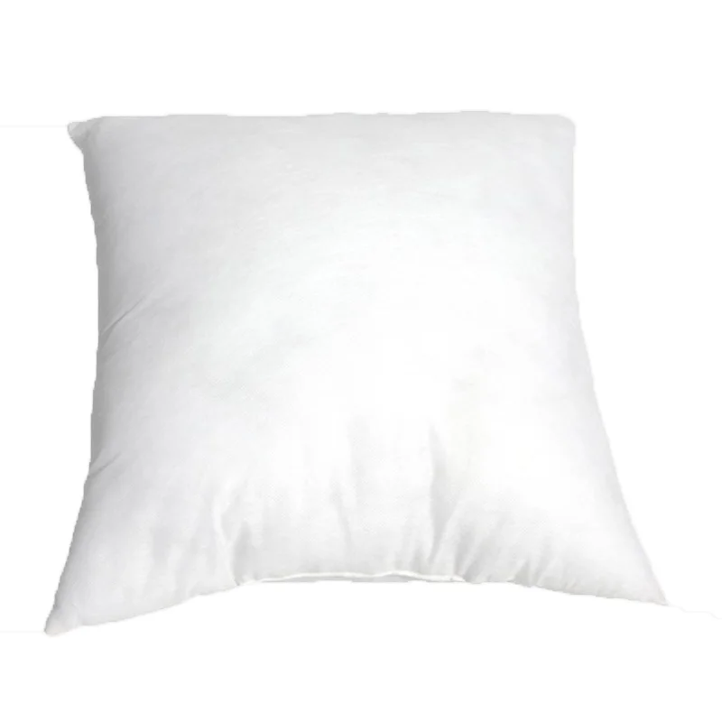 

White Square Pillow Core Head Neck Pillow Sleeping Bed Pillow Travel Pillow Filler Backrest Car Chair Seat Cushion Inner Core