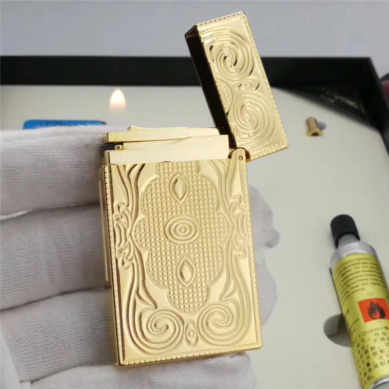 Modern Classics Cigarette Lighter Smoking Metal Engraving Bright Sound