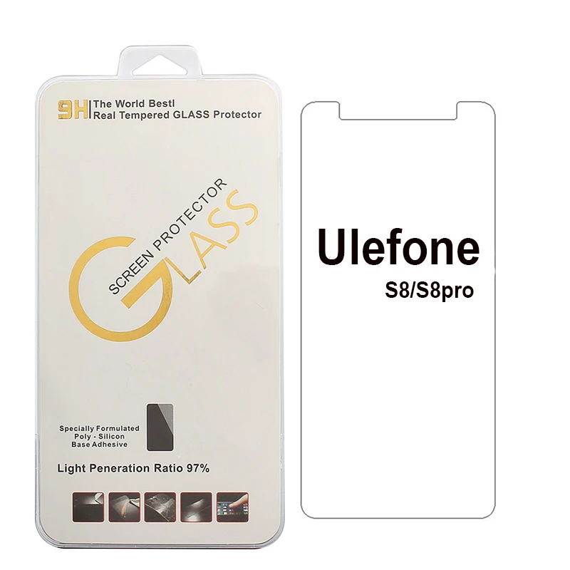 Для Ulefone S8 Pro/Paris / Metal lite/T1 /Gemini pro/Gemini закаленное стекло 9H 2.5D Защитная пленка для