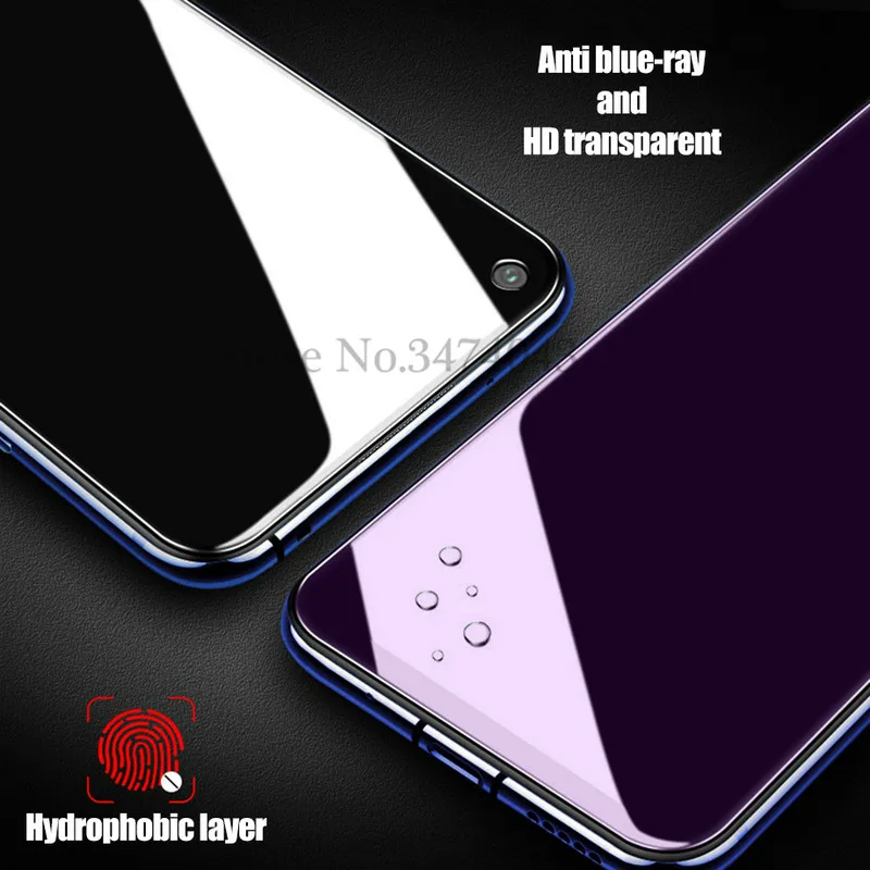 2 шт. закаленное стекло для Huawei Honor 30 20 Pro защита экрана анти синий View V20 V30 защитная