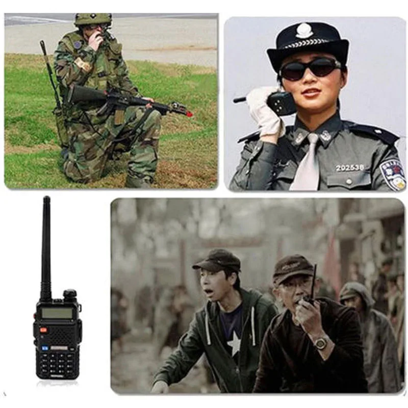 Baofeng UV-5R портативная uv5r рация двухсторонняя Radios128CH Двухдиапазонная VHF/UHF 136-174/400-520 МГц трансивер+ мягкий чехол