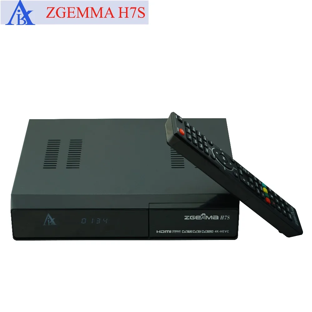 5 pcs/lot zgemma h7s 4k ultra receiver twin dvb s2x/s2 + dvb t2 & dvb c ...