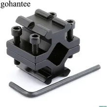 Универсальные регулируемые двойные рельсы 20 мм Пикатинни ткацкий станок крепления адаптер подходит для охоты прицел винтовки лазерный прицел или фонарик