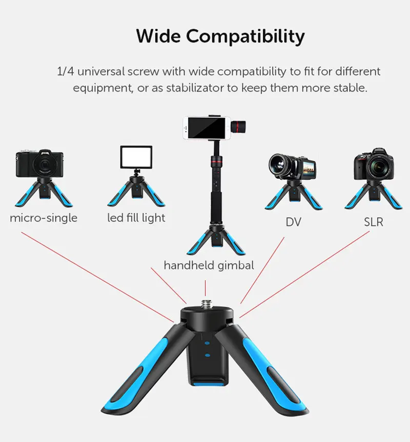 360 Rotation Vertical Shooting 2 in 1 Mini Tripod Phone Mount Holdr for iPhone X