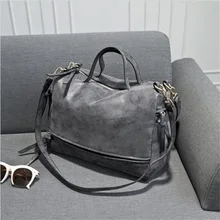 2016 neu Kommen frauen Schultertasche Nubukleder Vintage Umhängetasche Motorrad Umhängetaschen frauen Tasche