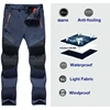 Surdimensionné hommes hiver polaire imperméable pantalons de plein air coquille souple pantalon Camp poisson Trekking escalade randonnée Sport voyage formation ► Photo 2/6