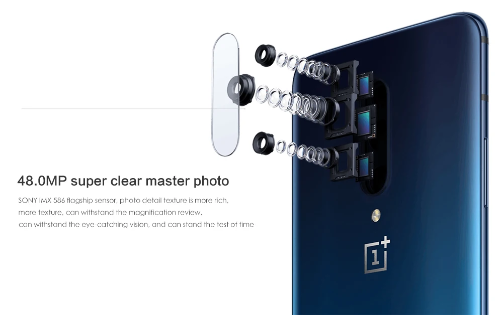 Смартфон OnePlus 7 Pro 8GB 256 GB, камера 48 МП Snapdragon 855, 6,67 дюймов, жидкий AMOLED дисплей, отпечаток пальца UFS 3,0, NFC