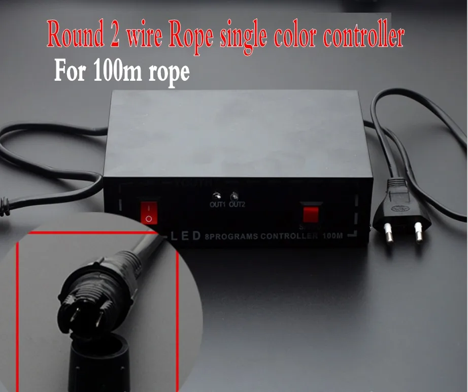 round 2 wire controller single color