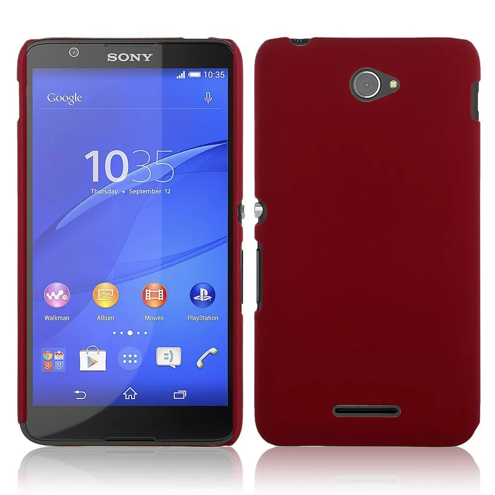 

Hybrid Hard Back Case for Sony Xperia E4 Case In High Quality + 10 Colors Available