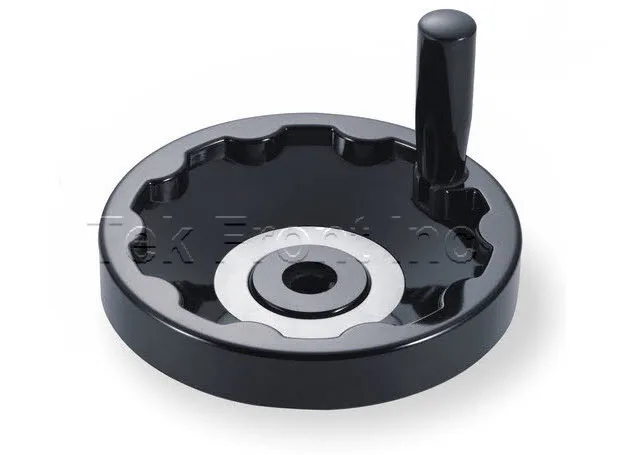 

1 pcs Free Shipping 12mmX100mm Bakelite -Solid handwheel with fold away handle
