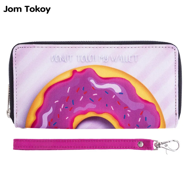 

Candy colors 3D printing girl Wallet Zipper Clutches New Fashion Female Credit Card carteira ladies Wallets