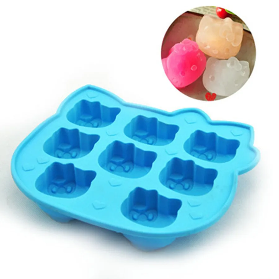 

3pcs/Set Ice Cream DIY Ice Cube Tray Hello Kitty-shaped Ice Cream Mold Frozen Maker for Hot Summer Drinking Tool Kitchen Tools