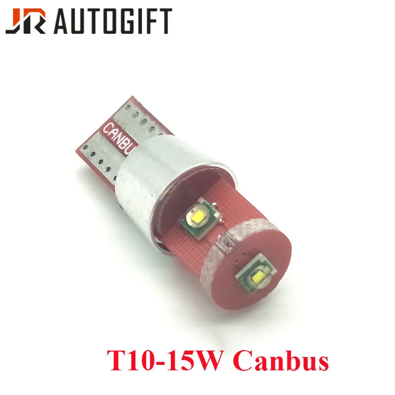 10 шт автомобилей Светодиодный T10 15 W canbus светодиодный W5W Canbus t10 светодиодный 3smd габаритный фонарь парковки свет t10 3 светодиодные лампы SMD свет внешний свет