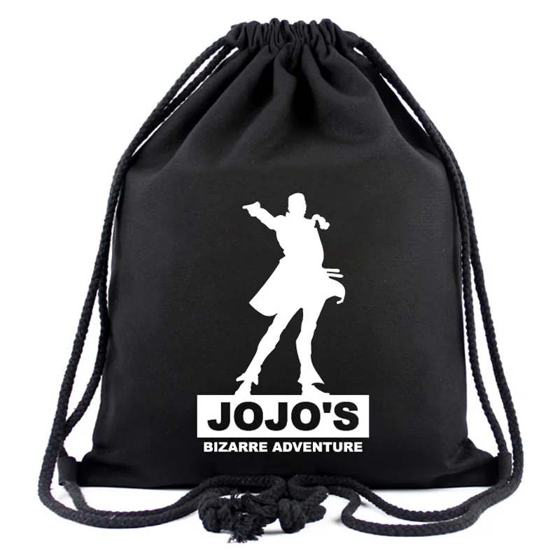 

JoJos Bizarre Adventure Anime Canvas Backpack Tokyo Ghoul/Death Note/FAIRY TAIL/DRAGON BALL Casual Travel Bag for Gift
